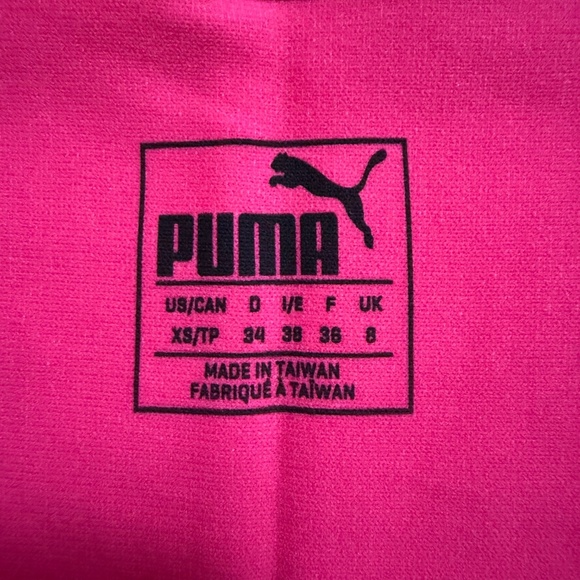 EUC Pink Puma Athletic Short Sleeve Top Size XS - Picture 3 of 5
